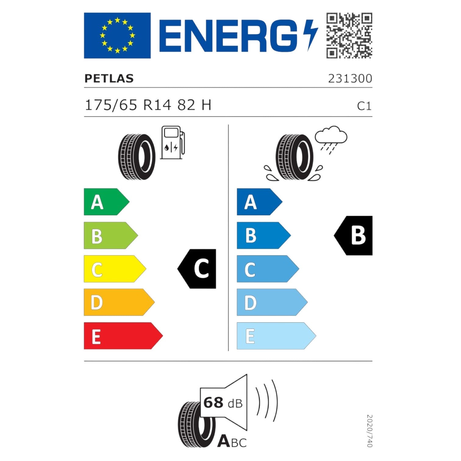 Petlas 175/65 R14 82H Prime Comfort Yaz Lastiği (2026)